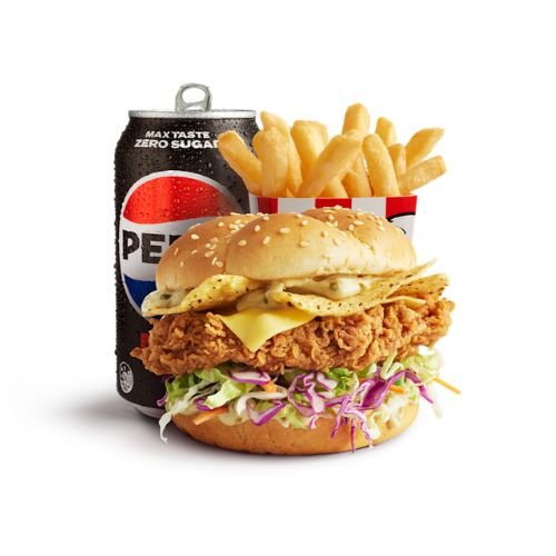 Zinger® Crunch Burger™ Combo